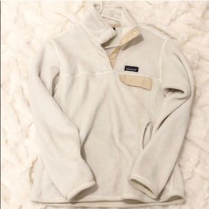 Off White Fleece Patagonia Pullover